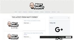 Desktop Screenshot of mattforney.com